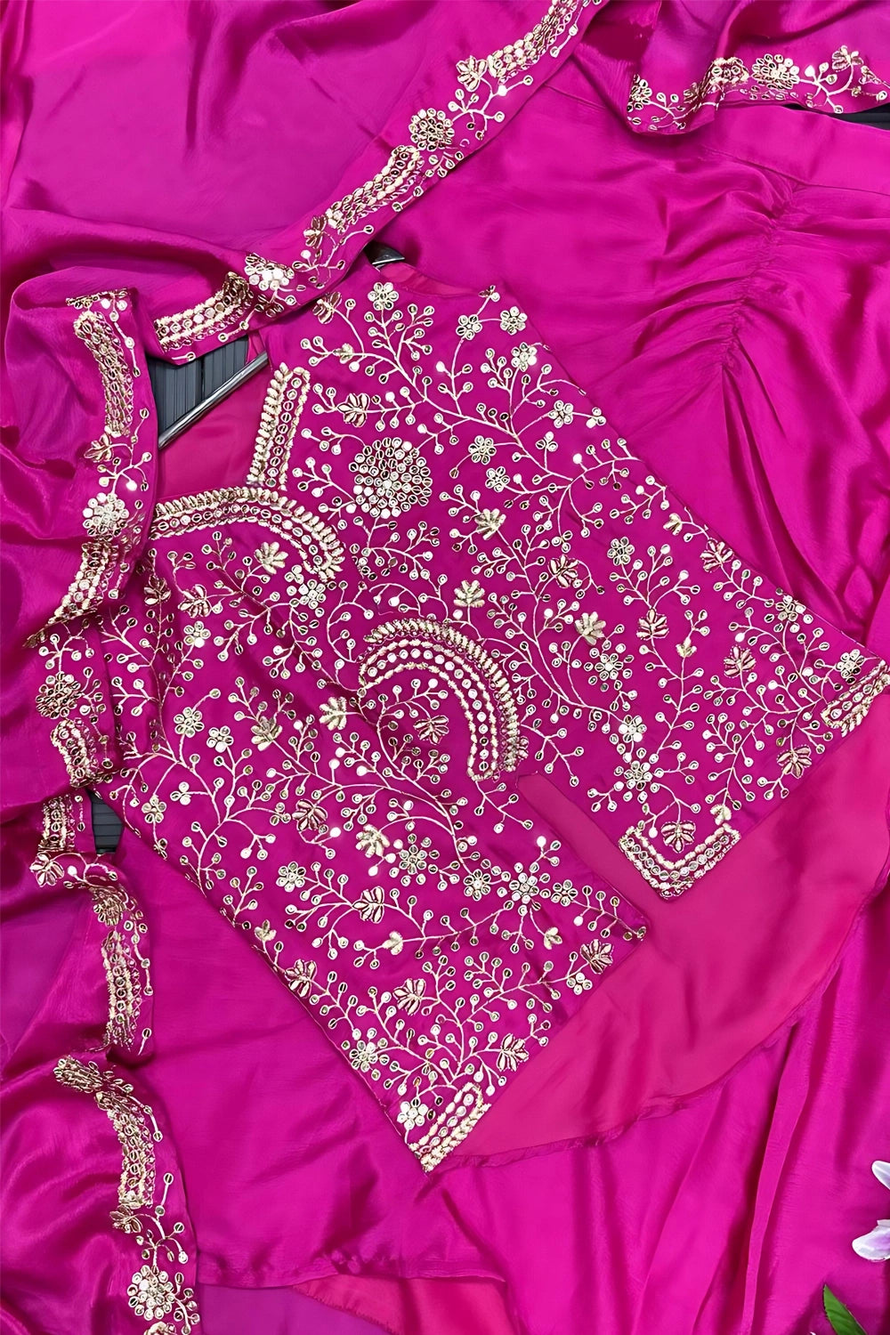 Chinon embroidered women's attire