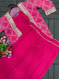 Trendy Ethnic Dhoti Style Sharara Outfit for Festive Wear