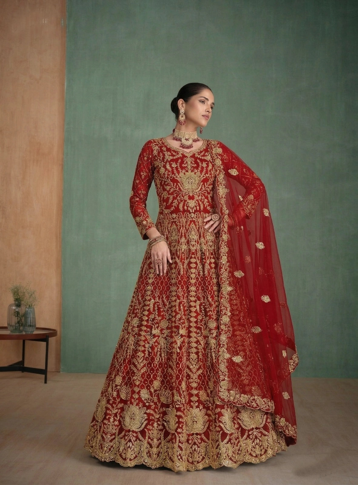 Wedding wear Anarkali gown for women