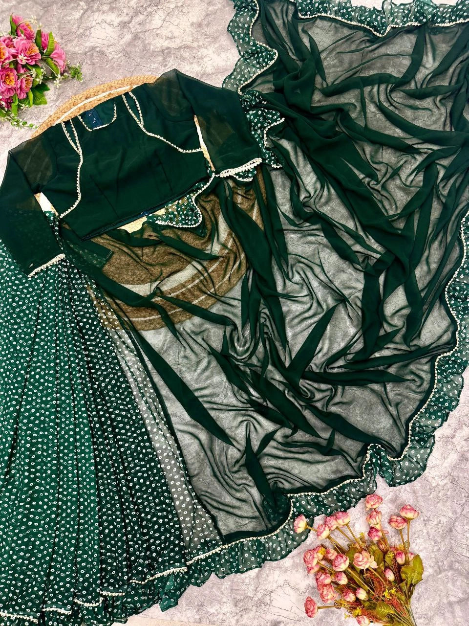 Ready-to-wear saree for wedding or party occasion