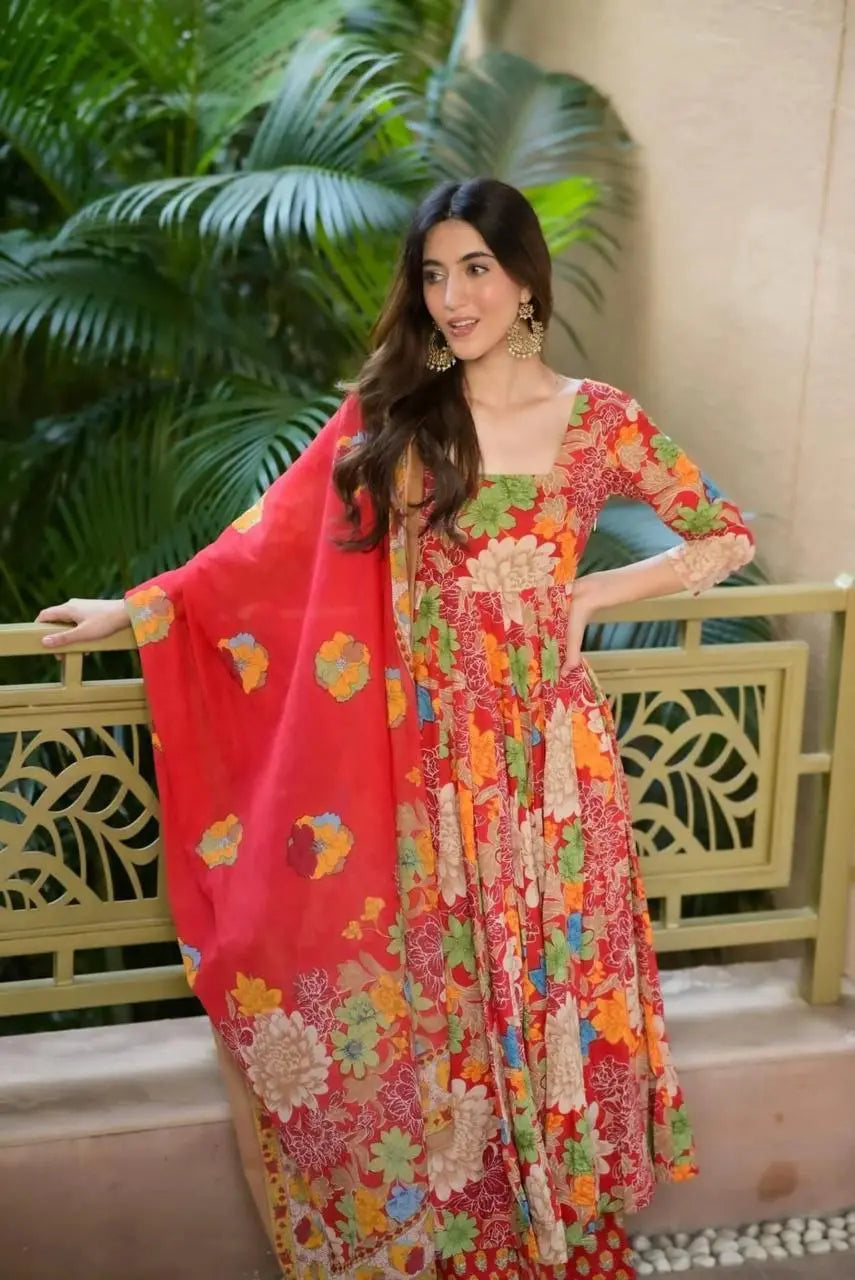 Indian ethnic cotton suit set